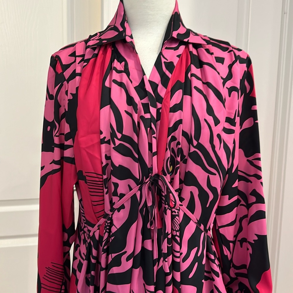 OPT One Pretty Time Gorgeous multi colored dress.  Size L